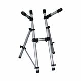 Rack Titanium Cor Prata TM110 Suporte Com Ajuste de Posição Para Teclados 88 Teclas Até 7 Oitavas