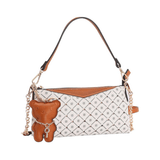 Chenson Bolsa Feminina Monograma Shine Transversal CG83052 Branco