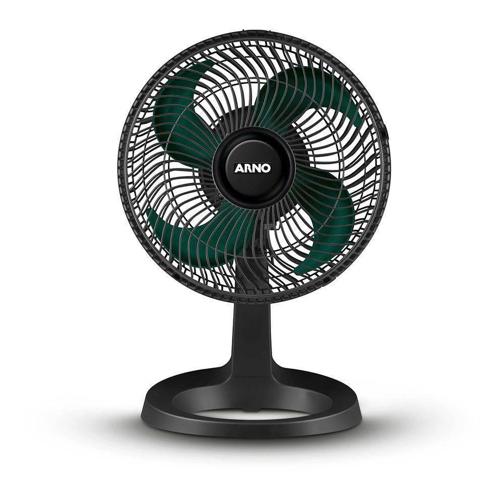 Ventilador de Mesa Arno Super Force VEF3, 30cm, 3 Vel, Preto - 110V Menor preço em Ventilador de Mesa Arno Super Force VEF3, 30cm, 3 Vel, Preto - 110V