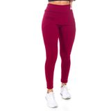 Legging com Saia Fitness Vermelho Poliéster - P (40-42)