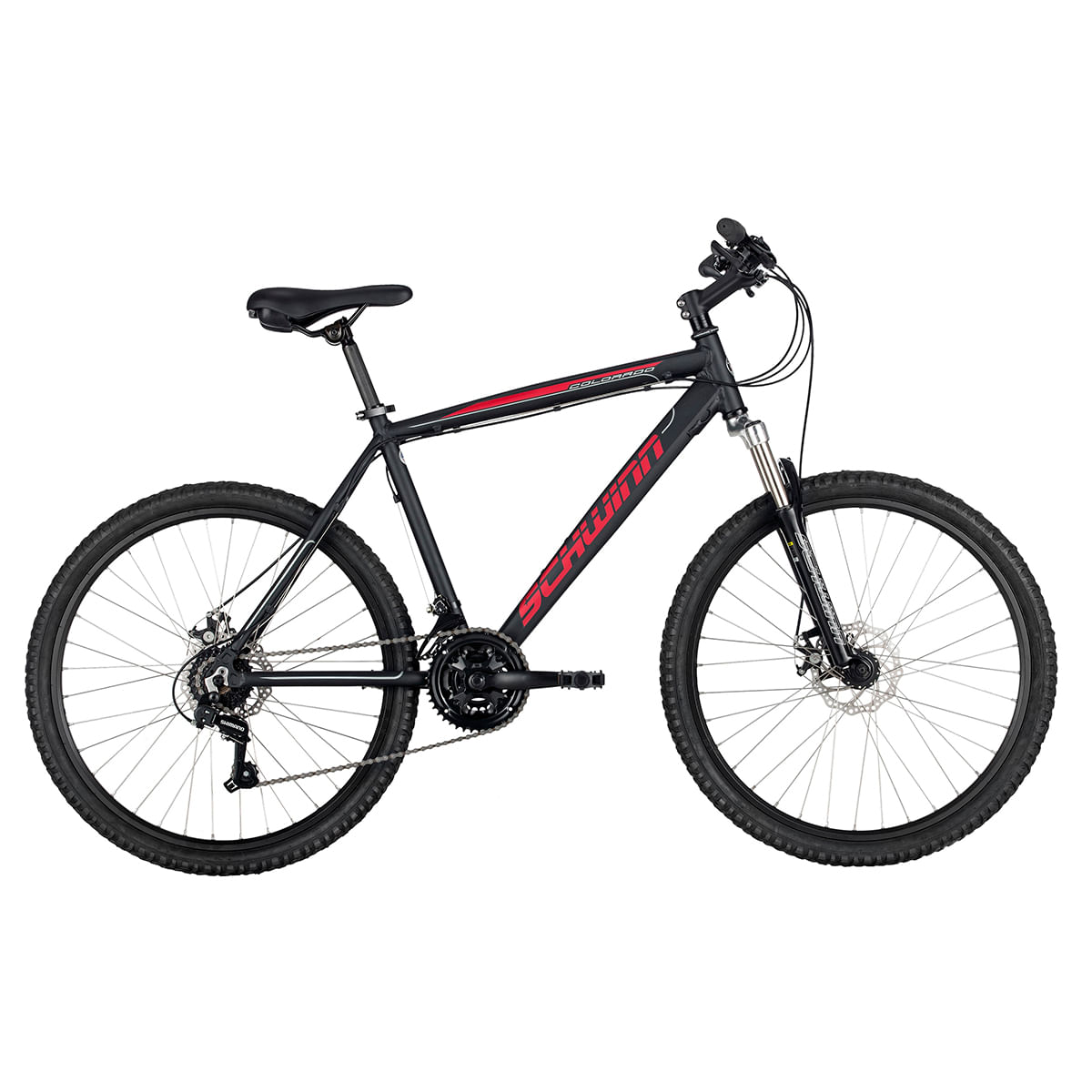 BICICLETA MOUNTAIN BIKE ARO 26 /UNISSEX - PRETA - CAEDE - Casa e Decoração