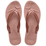 Tamanco Havaianas Wedges Plataforma 3,5cm de altura Tira Dupla Feminino