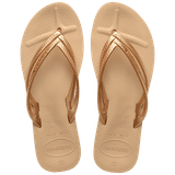 Tamanco Havaianas Wedges Plataforma 3,5cm de altura Tira Dupla Feminino