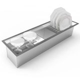 Escorregador de Embutir Saro Aço Inox 75cm