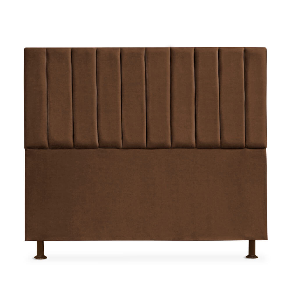 Cabeceira Cancun Para Cama Box King Size 195cm Suede - Ecotec Decor