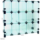 Baleiro de Vidro Modulado - 0,50 x 0,45 x 0,15