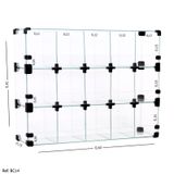 Baleiro Expositor Modulado em Vidro - 0,60 x 0,45 x 0,15