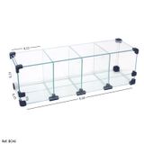 Baleiro Comercial Modulado em Vidro - 0,50 x 0,15 x 0,15