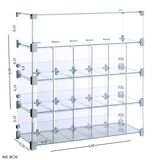 Baleiro Comercial Modulado em Vidro - 0,60 x 0,60x0,20