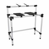 Rack Profissional Titanium RDJ CDJ Case Bandeja Para CDJs na Case, Controlador, Teclado + Suporte Notebook