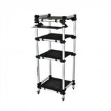 Rack Titanium Periférico RT-150 Custom Ideal Para Acessórios de Palco Com Gaveta Para Teclado e Mouse