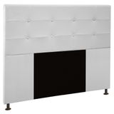 Cabeceira Cama Box Casal King 193cm D10 Safira Corano Branco - Mpozenato
