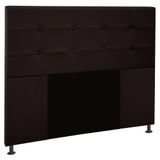 Cabeceira Cama Box Casal Queen 160cm D10 Safira Corano Marrom - Mpozenato