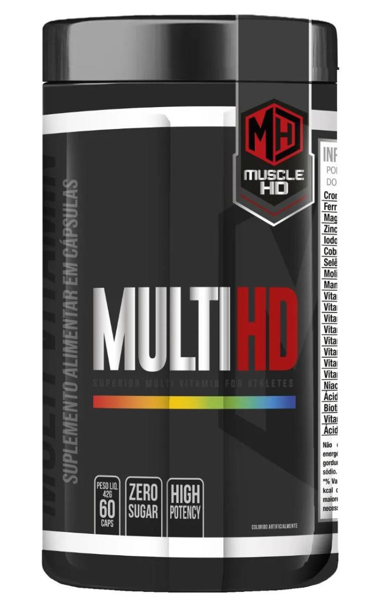 Multi HD A-Z 60 Caps 42g - Muscle HD As vitaminas e minerais são ...