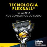 Kit com 4 Cargas Gillette Aparelho de Barbear Fusion Proshield