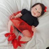 Bebê Reborn Cabelo Fio a Fio Pode Tomar Banho