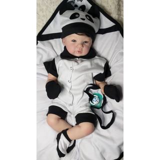 Roupa Para Boneca Bebê Reborn Laura Baby Panda - Carrefour