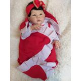 Bebê Reborn Muito Linda Realista + Enxoval