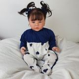 Bebê Reborn Menina Morena Realista  + Acessórios