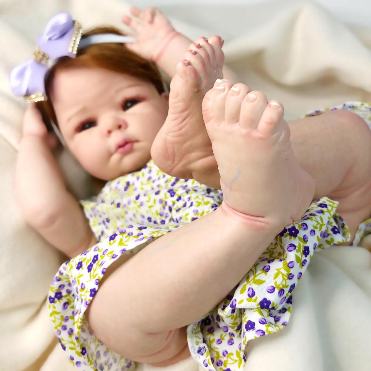 Boneca Bebê Reborn Realista Lindíssima 3D - Shopping Atytude