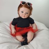 Boneca Reborn Ruiva 19 Itens Pronta Entrega