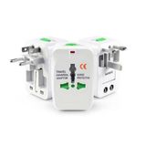 Adaptador Universal De Tomada Padrao Internacional Eua Europa - 110 a 250v 10A