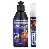 Kit Nanovin A Krina de Cavalo Crescimento Capilar Shampoo+ Tônico