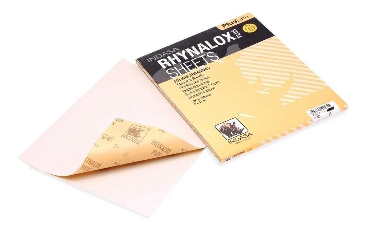 KIT COM 50 LIXA P80 SECO RHYNALOX PLUS - INDASA
