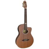VIOLÃO FLAT CUTAWAY NYLON GNF3 CEQ WS WALNUT SATIN, COM EQUALIZADOR 3 BANDAS