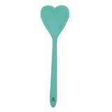 COLHER DE SILICONE CORACAO VERDE MENTA