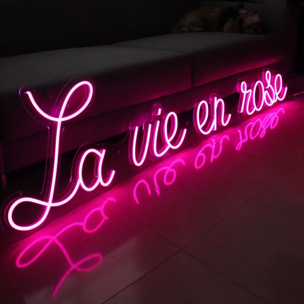 Luminária letras Led tipo Neon - Palavras