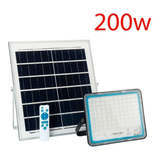 REFLETOR HOLOFOTE ULTRA LED 200W COM CONTROLE E PLACA SOLAR