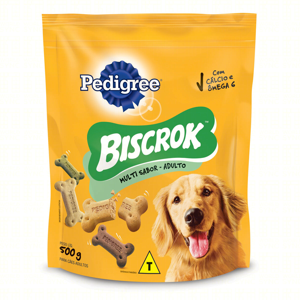 Biscoito Pedigree Biscrok para Cães Adultos Multi 500 g