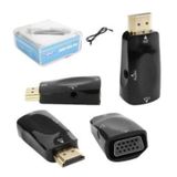 Adaptador Hdmi Para Vga 1080P Com Entrada P2 Kp-3469