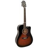 VIOLÃO FOLK ELETROACÚSTICO CUTAWAY GF1D CEQ 3TS SUNBURST