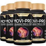 4X MOVI PRO COLAGENO TIPO 2 COM MSM + VIT. D HF SUPLEMENTS