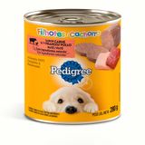 Ração Úmida Pedigree Lata Patê de Carne e Frango para Cães Filhotes 280 g