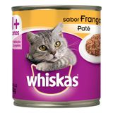 Ração Úmida Whiskas Lata Patê de Frango para Gatos Adultos 290 g