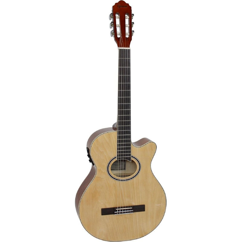 Violão Mini-Jumbo Cutaway Nylon Gnf-1D Natural Giannini