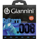 ENCORDOAMENTO PARA GUITARRA ELÉTRICA GEEGST 8 - .008-.038