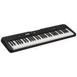 TECLADO MUSICAL CASIOTONE BASICO DIGITAL CT-S200BKC2-BR PRETO