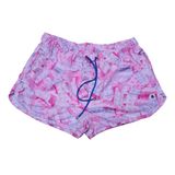 Shorts Feminino Tactel Moda Praia Estampa Lego