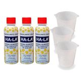 Kit 3 Coalhos Ha-La 200Ml Para Queijos + 3 Formas 500G