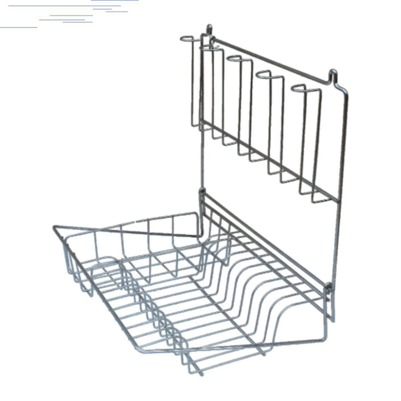 Escorredor De Pratos De Parede Suspenso Dobrável 10 Pratos