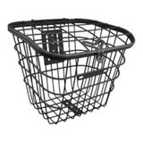 Cesta Cestinha Bike Bicicleta 26 Oval Aço Com Tampa