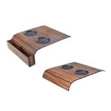 Kit Suporte Porta Copos E Controle Para Braço Sofá - Ipê