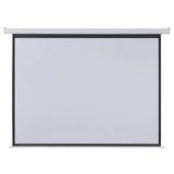 TELA DE PROJEÇÃO RETRÁTIL ELÉTRICA 100'' 2,03 X1,52M 220V COM CONTROLE REMOTO AC355
