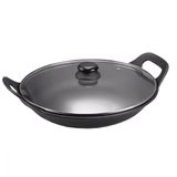Panela Risoto de Ferro com Tampa de Vidro 2,5 Litros