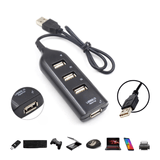 Adaptador extensor Hub USB 4 portas para PC Computador Notebook Smartphone