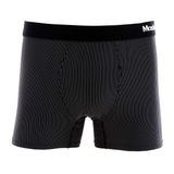 Cueca Boxer Preto P Poliamida Mash